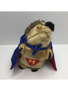 Zoobilee Superhero Hedgehog Dog Plush Toy  7” Stuffed Animal EB21090C